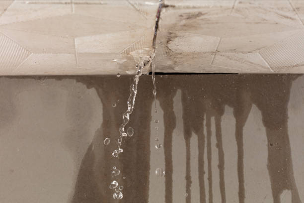 Professional Sewage Cleanup technician working in Columbus, KS